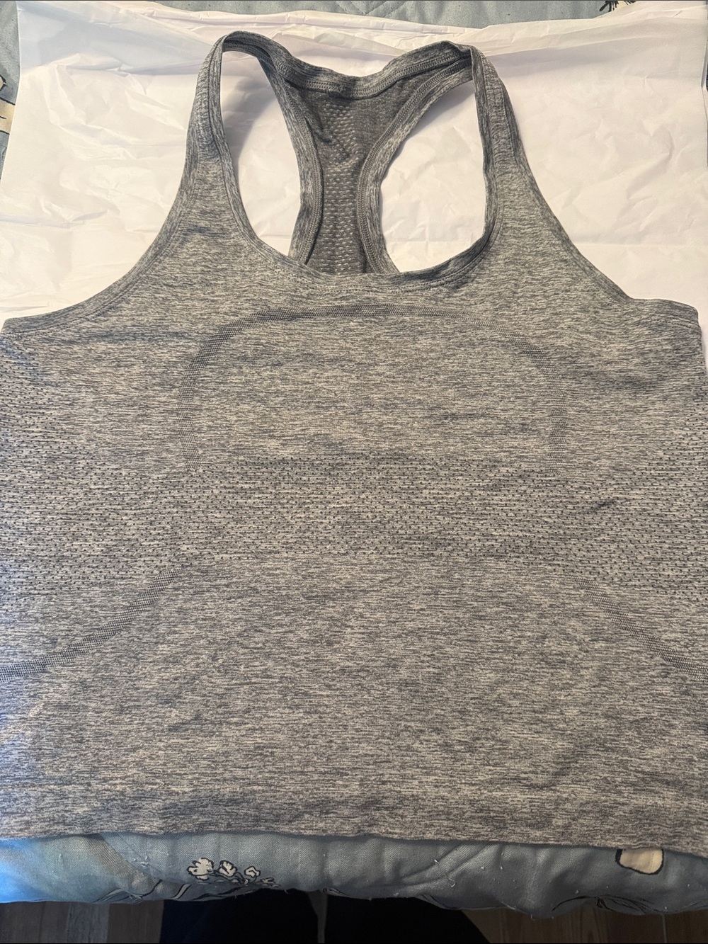 lululemon athletica Heathered Gray Racerback Tank